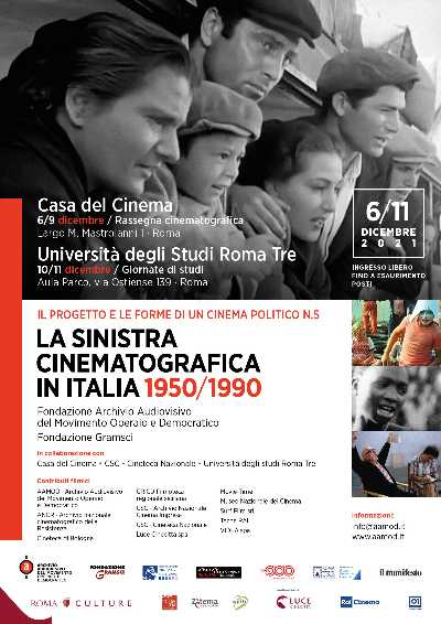 La sinistra cinematografica in Italia 1950/1990: il programma