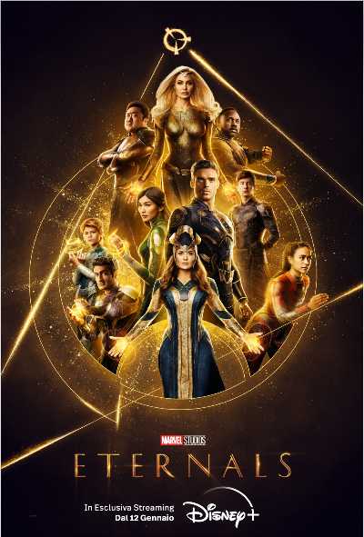 DISNEY+ ETERNALS - Il film Marvel Studios disponibile da oggi