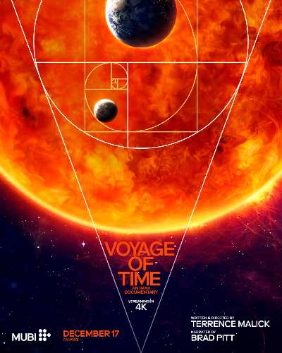 MUBI annuncia l'anteprima digitale in esclusiva di 'VOYAGE OF TIME: UN DOCUMENTARIO IMAX' di TERRENCE MALICK narrato da BRAD PITT