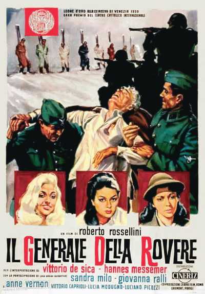 Il film del giorno: "Il generale Della Rovere" (su TV 2000)