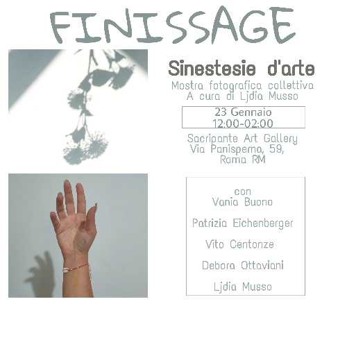 A Roma è tempo di finissage per Sinestesie d'arte