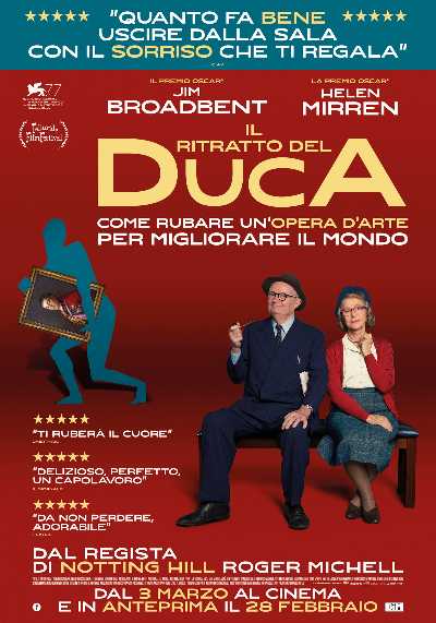 "Il ritratto del Duca", di Roger Michell Rilasciati poster e trailer ufficiali "Il ritratto del Duca", di Roger Michell Rilasciati poster e trailer ufficiali