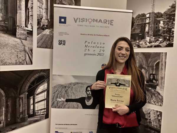 Maria Iovine regista di “Corpo a Corpo” vince il premio Millenial Visionaria alla II edizione di Visionarie