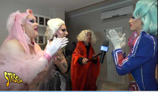 ANTEPRIMA STRISCIA - Enrico Lucci in missione tra le drag queen: con una parrucca si diventa geni?