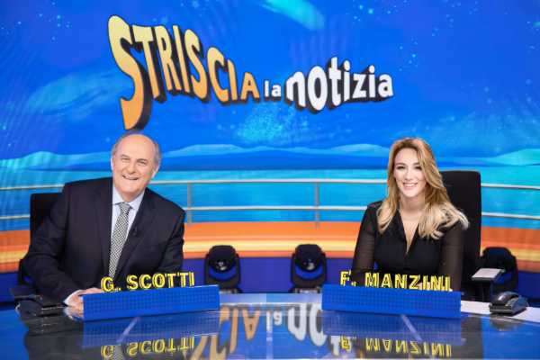 STRISCIA LA NOTIZIA: Da stasera torna al timone del TG satirico la coppia formata da Gerry Scotti e Francesca Manzini insieme per il terzo anno consecutivo