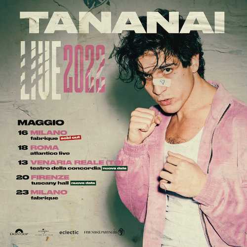 TANANAI - Si aggiungono nuovi appuntamenti al tour di maggio