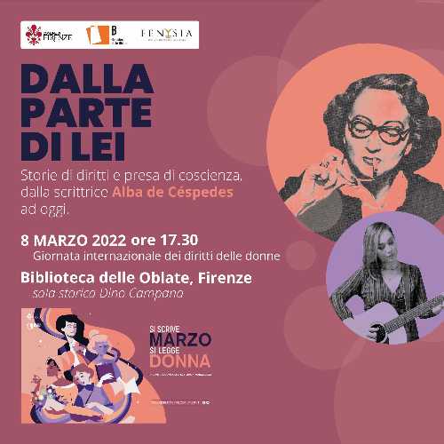 "Dalla parte di lei": alla Biblioteca delle Oblate storie di diritti e prese di coscienza da Alba de Céspedes a oggi