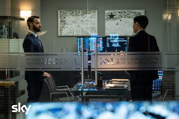 DIAVOLI - Stasera su Sky e NOW i nuovi episodi del financial thriller con A. Borghi e P. Dempsey