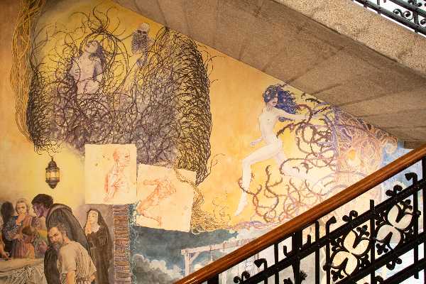 Un murale di Milo Manara per i 100 anni dell'Istituto di Anatomia Umana di Padova