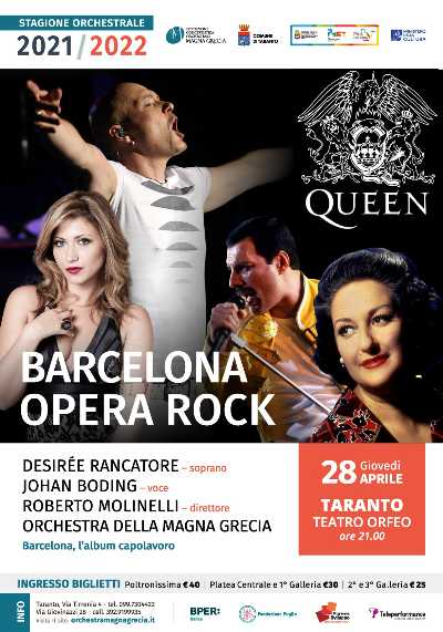 “Barcelona”, l’Opera è rock “Barcelona”, l’Opera è rock