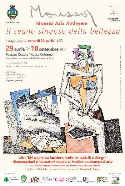 A Palazzo Ducale Rocca Colonna la mostra antologica su Moussa Aziz Abdayem