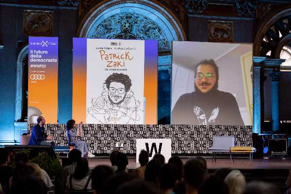 PATRICK ZAKI in collegamento in apertura del WIRED NEXT FEST a Palazzo Vecchio a Firenze