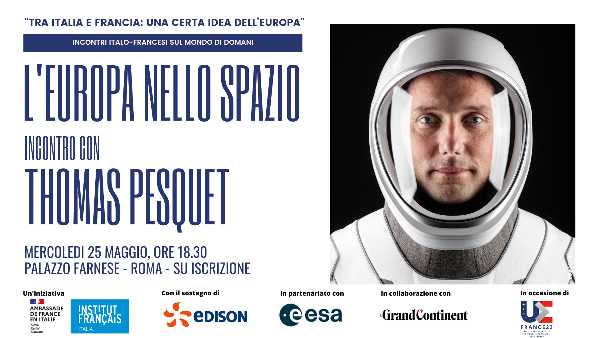 L'Europa nello spazio. Incontro con l'astronauta Thomas Pesquet L'Europa nello spazio. Incontro con l'astronauta Thomas Pesquet