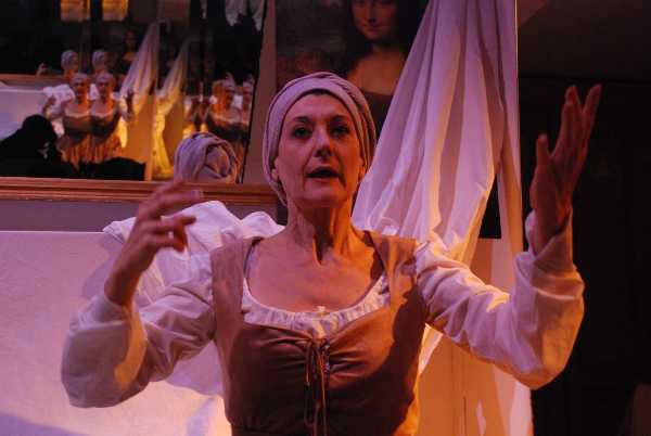MATURINA FANTESCA, EREDE DI LEONARDO DA VINCI spettacolo di e con Patrizia La Fonte al Teatro Spazio 18B- Roma