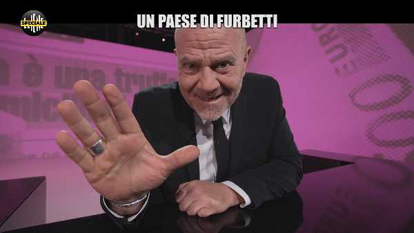 Italia 1 - LE IENE - “UN PAESE DI FURBETTI”: I raggiri più incredibili individuati dagli inviati in 25 anni di trasmissione
