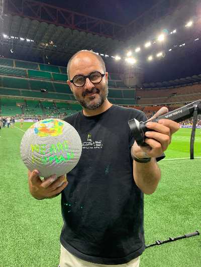 Tre palloni della Lega Serie A diventano opere d'arte con gli artisti Mr. Savethewall, Oscar Brum e Giorgio Mussati