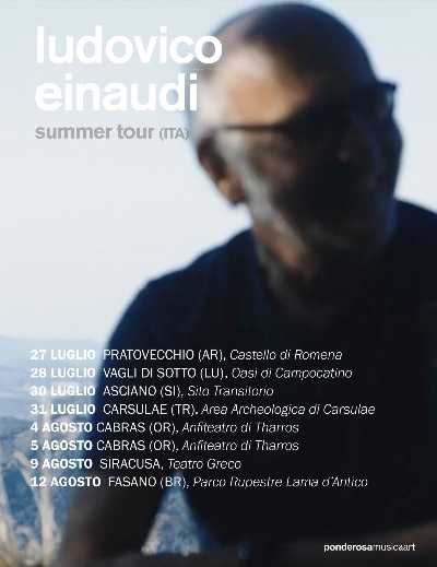 Ludovico Einaudi summer tour - si aggiungono nuovi concerti
