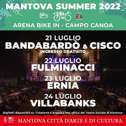 ARENA BIKE-IN di MANTOVA - Le novità dell'edizione 2022