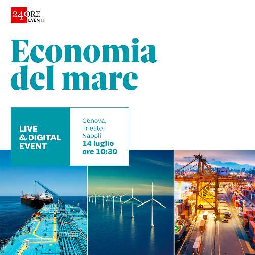 In arrivo in tre città la 1° edizione dell'evento "ECONOMIA DEL MARE" del Sole24Ore