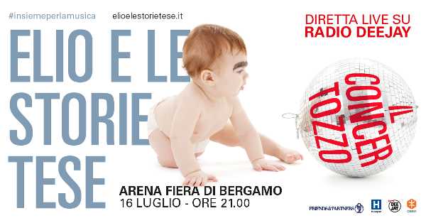 ELIO E LE STORIE TESE, TRIO MEDUSA e CESVI: il 16 luglio all'Arena Fiera Bergamo IL CONCERTOZZO