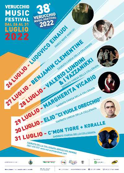 Al via da oggi l’edizione 2022 del Verucchio Music Festival