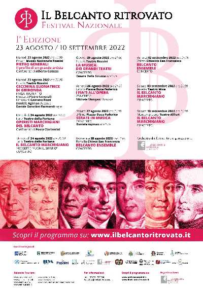 Il Belcanto ritrovato: dal 23 agosto al 10 settembre in scena il Festival che riscopre i compositori dimenticati dell’800