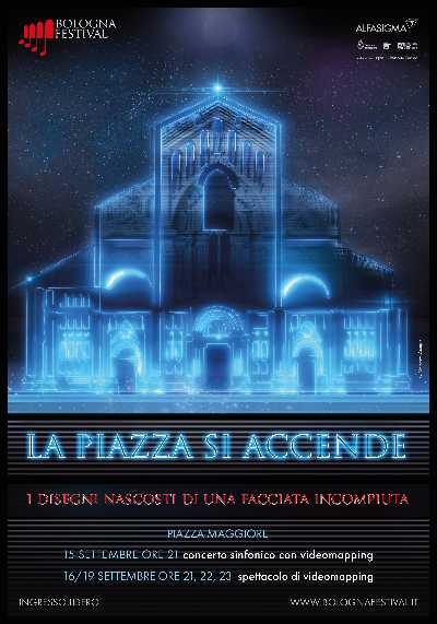 Bologna Festival - 15 settembre - LA PIAZZA SI ACCENDE, concerto e videomapping