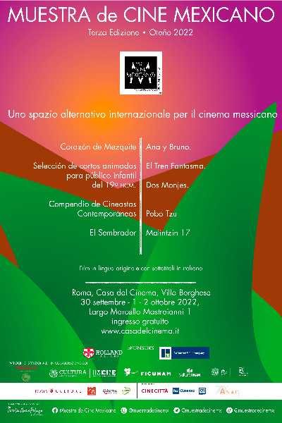 MUESTRA DE CINE MEXICANO OTONO 2022 - Dal 30 settembre a Roma