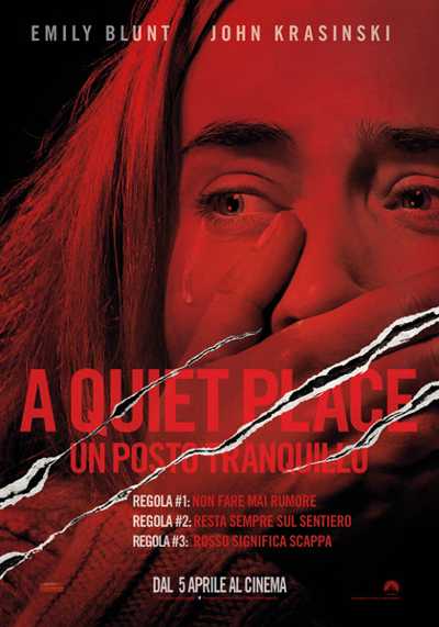 Il film del giorno: "A Quiet Place - Un posto tranquillo" (su Mediaset Italia 2) Il film del giorno: "A Quiet Place - Un posto tranquillo" (su Mediaset Italia 2)