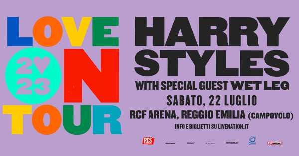 HARRY STYLES torna in Italia nel 2023