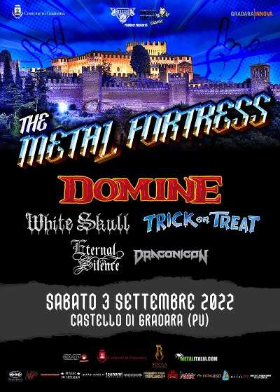 METAL FORTRESS: i dettagli dell’evento al Castello di Gradara con DOMINE, WHITE SKULL e altri METAL FORTRESS: i dettagli dell’evento al Castello di Gradara con DOMINE, WHITE SKULL e altri