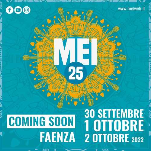 Da oggi a domenica 2 ottobre a FAENZA (Ravenna) la nuova edizione del MEI - Meeting delle Etichette Indipendenti. Tre giorni di concerti, forum, convegni, fiere e mostre nelle principali piazze della città Da oggi a domenica 2 ottobre a FAENZA (Ravenna) la nuova edizione del MEI - Meeting delle Etichette Indipendenti. Tre giorni di concerti, forum, convegni, fiere e mostre nelle principali piazze della città