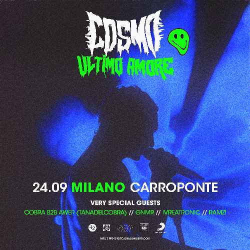 COSMO chiude il portentoso tour estivo con la grande festa "MILANO ULTIMO AMORE"