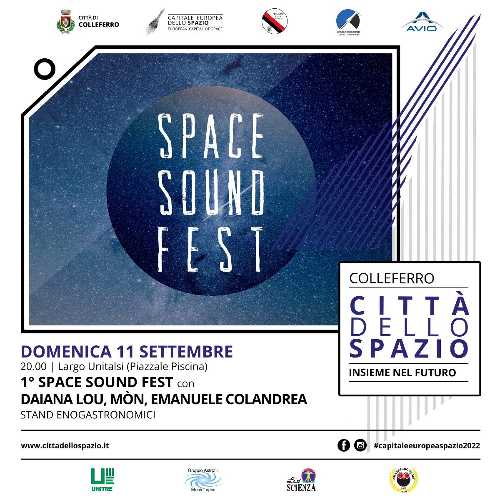 L'11 settembre a Colleferro (RM) va in scena la prima edizione dello Space Sound Fest