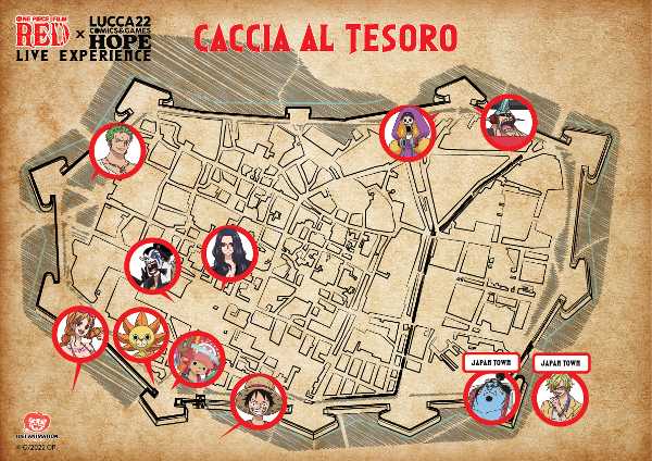 ONE PIECE FILM: RED @ LUCCA COMICS & GAMES - L'anteprima nazionale, la presenza del regista, la caccia al tesoro e molto altro
