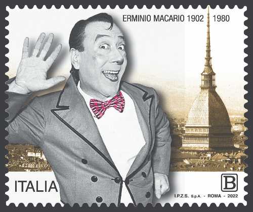Ecco il francobollo dedicato a Macario Ecco il francobollo dedicato a Macario