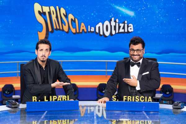 STRISCIA LA NOTIZIA - Da domani tornano dietro il bancone i comici siciliani Sergio Friscia e Roberto Lipari