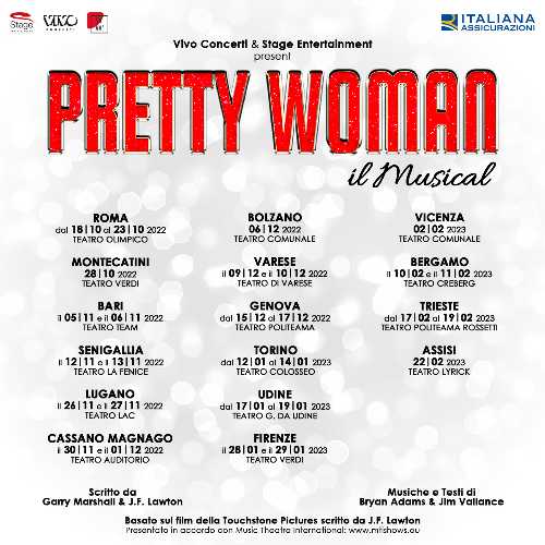 PRETTY WOMAN arriva a Montecatini