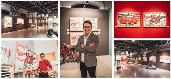 VESPA icona del Made in Italy. Berardino in mostra al Museo Piaggio