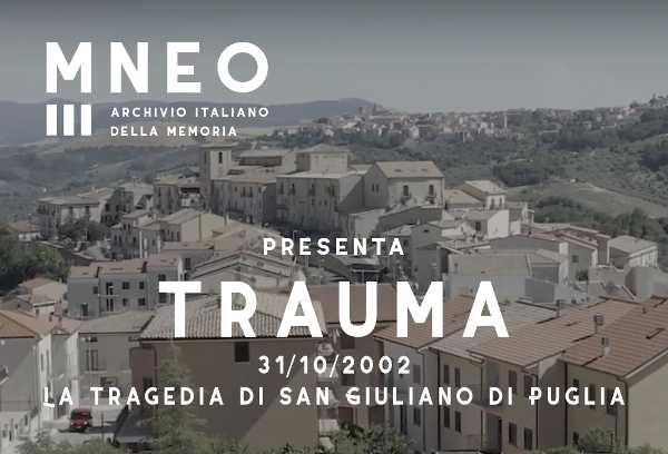 Rete 4 - Stasera il documentario inedito «TRAUMA - LA TRAGEDIA DI SAN GIULIANO DI PUGLIA»