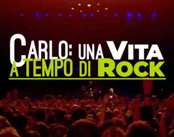 Stasera lo speciale TG5 «CARLO: UNA VITA A TEMPO DI ROCK»