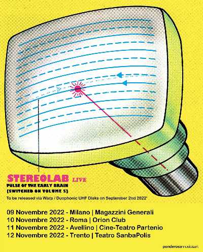 STEREOLAB - Quattro concerti in Italia a novembre STEREOLAB - Quattro concerti in Italia a novembre