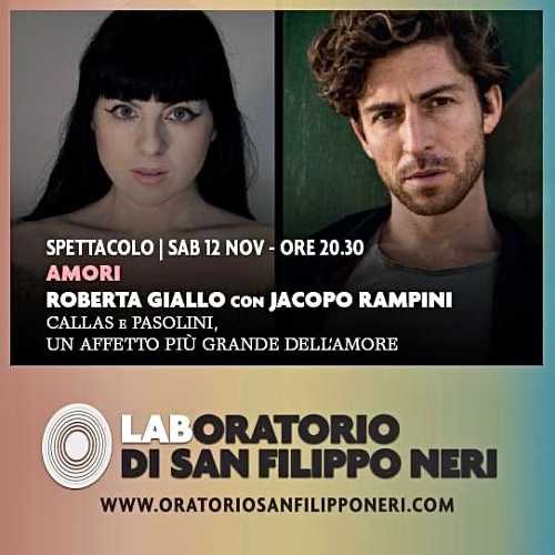 ROBERTA GIALLO con JACOPO RAMPINI - Ode a Callas e Pasolini, un affetto più grande di qualsiasi amore