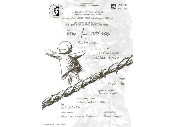 "TORNA FRA NOVE MESI" al Teatro di Documenti di Roma