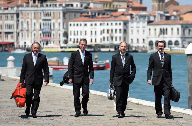 Venezia - Lo squero - Marco Rizzi al violino, Gabriele Carcano al pianoforte e il Quartetto di Venezia per César Franck