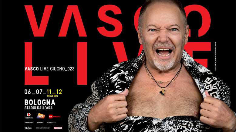 VASCO LIVE - Record di biglietti venduti - Oltre 260.000 nelle prime 4 ore - Aggiunte due nuove date a Bologna