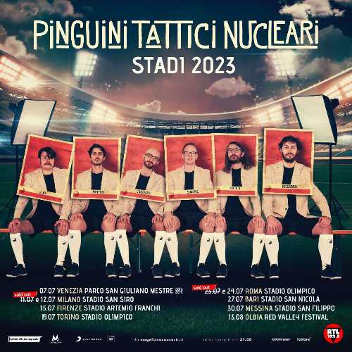 PINGUINI TATTICI NUCLEARI - Il tour negli stadi, le nuove date