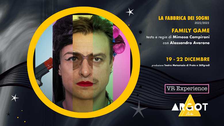 Argot Studio - FAMILY GAME VR - Il primo testo teatrale concepito espressamente per la realtà virtuale
