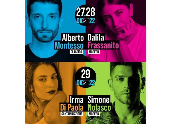 Dal 27 al 29 dicembre la grande danza a Trepuzzi con il BdS Stage: da Simone Nolasco a Irma De Paola