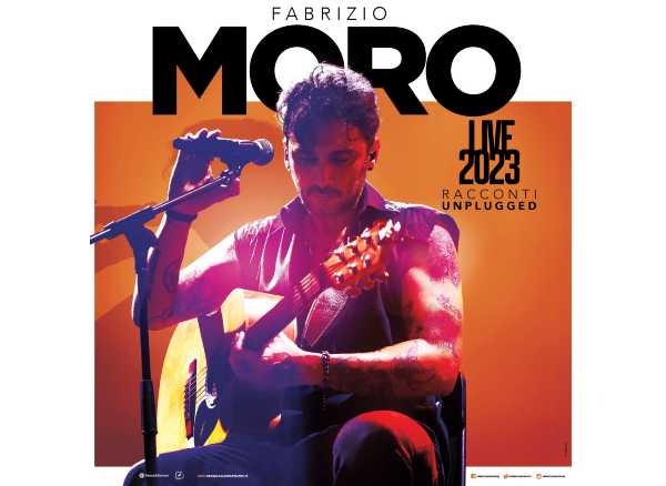 FABRIZIO MORO torna in tour da marzo nei principali teatri con LIVE 2023 – RACCONTI UNPLUGGED FABRIZIO MORO torna in tour da marzo nei principali teatri con LIVE 2023 – RACCONTI UNPLUGGED
